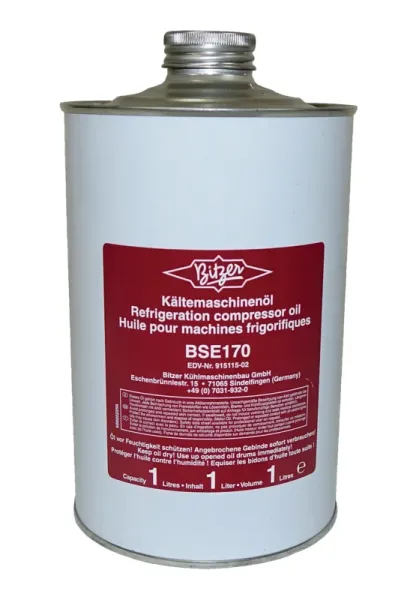 Bitzer Kältemaschinenöl BSE 170 Dose 1L 915 115 02